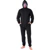 Ladeheid Pigiama Jumpsuit colorato da Uomo per Dormire con Motivo Animale LA40-235 (Nero Babbuino, 3XL)