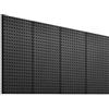 VEVOR Pannelli Forati in Metallo, Pannello Forato 609,6 x 304,8 x 19 mm, 4 Pannelli, Organizer da Parete per Pannelli Forati in Acciaio Resistente, per Soggiorno, Garage, Banco da Lavoro, Ufficio