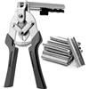 WYYFXY® Pinza a clip per salsiccia con 600 clip, pinza ad anello per recinzione, rete metallica per uccelli, recinzioni, gabbie, materassi, cuscini auto, divani