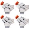LgowithU 4 tenditori angolari a 90 gradi, con pino swing, manico singolo, in acciaio inox, morsetto angolare per lavori in legno, ingegneria, cornice portafoto