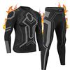 MeetHoo Biancheria Intima Termica Uomo Set, Maglie Termiche e Pantaloni Termici Traspirante Intimo Termico per Allenamento Corsa Sci