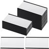 ktxaby 30 porta etichette magnetiche a canale C, 5 x 10 cm, con pellicole protettive e inserti per carte bianche, etichette per armadietti e scaffali in metallo