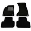MTC Automotive Tappetini per A4 B8 2008-2015 e A5 8TA Sportback 2009-2016 tappeti Auto su Misura, Antiscivolo,battitacco in Gomma Rinforzato, Bottoni di Fissaggio