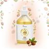 By hands of Nature Verana Verana Olio Massaggio Karité Shea per Corpo, Viso e Capelli Naturale Neutro, Scorrimento e Assorbimento Ideale Rilassante, Anti Cellulite, Stimola la produzione di collagene (500ml)