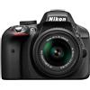 Nikon D3300 Fotocamera reflex digitale (24,2 MP, schermo LCD da 3 pollici) - Nero (Rinnovato)