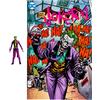 McFarlane Giocattoli, DC Page Punchers, 7,6 cm Comic Rebirth Joker Action Figure Con 5 Punti di Articolazione, Figura da Collezione Con Personaggio Fumetto - Età 12+