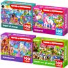 QUOKKA Puzzle 100 Pezzi Bambina 4 5 6 Anni - Set di 4 Puzzle Principesse 7 8 Anni - Cerca e Trova Giocattoli Educativi con Sirene e Unicorno - Giochi Educativo Regalo per Bambina dai 5 ai 9