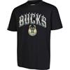 Ultra Game UNK Arco Plexi NBA S/S Tee, Uomo, GTM1862F-MB-XLarge, Nero, XL