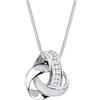 Elli 0102950612_45 - Catenina Collana con Pendente da Donna, Argento Sterling 925, 450 mm