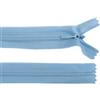 cyclingcolors 2x Cerniera invisibile N°3 50 cm - chiusura lampo in poliestere Dederon con cursore, estremità aperta, maglia scorrevole per cucito abbigliamento - blu scuro non-ti-scordar-di-me
