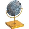 Creative Co-op Agata Blu Decor su Supporto