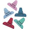 Westmark 52172270 Clip per sacchetti snack in plastica, freschi, colori assortiti, confezione da 5