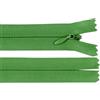 cyclingcolors 2x Cerniera invisibile N°3 60 cm - chiusura lampo in poliestere con cursore, estremità aperta, per cucito sartoria abbigliamento giacche cappotti - verde irlandese