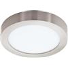 Eglo FUEVA-C Lampada da soffitto 15.6 W, Color nichel opaco, Ø 22.5 cm
