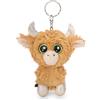 Nici Portachiavi Glubschis Monni-Wonni – Coniglio Rosa Morbido 9 Cm Con Occhi Azzurri, Ciondolo Per Zaino E Borsa, Regalo Perfetto Per Bambini E Adulti