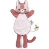 Lilliputiens - Marionetta peluche fosforescente - Jeanne il gatto - Giocattolo morbido per un sonno sereno - Fermaglio per ciuccio integrato - Regalo di nascita intelligente e carino - 83613
