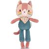 Lilliputiens - Peluche Caline - Jeanne Le Chat - Peluche per neonati in confezione regalo - Per maternità e battesimo - Blu - 18 cm - Dalla nascita - 83626