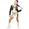 Rubie's RUBIES COSTUME KPOP RUMI GOLD HYBRID per ragazza, ragazze, k-pop, Rumi, netflix, Top, giacca e pantaloncini, calze, licenza ufficiale Netflix, huntrix, carnevale, feste e cosplay. TAGLIA XS