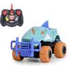 Dickie Toys - RC Auto Monster Shark (14 cm) - Monster truck telecomandato a partire dai 6 anni in su, effetto squalo, auto di controllo remoto per bambini, telecomando da 8 km/h, 2,4 GHz, batterie