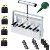 MELVTATA Bloccatore di terreno portatile 4x2 pollici Seed Block Makers alla volta Bloccatore di terreno per il blocco di terreno per l'avvio del giardino del terreno di semina Terriccio per piante all'aperto