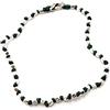 Spadarella Gioielli Spadarella spadino bracciale con pepite in argento 925 di diametro 3 mm e cotone nautico verde scuro.Fatto a mano.Unisex.Lunghezza 19 cm., SPBR295