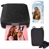 HP Sprocket Stampante fotografica istantanea portatile 2x3 pollici (Nero) Zink Pacchetto di Carta