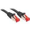Lindy 47777 Cavo di Rete Cat.6 S/FTP, 1 m, Nero
