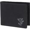 Oxmox portafoglio New Cryptan RFID Protect Querscheinbörse Frog 2.0 Print Grey Black nero