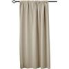 WOLTU Tenda Termica Oscurante Opaca, Tenda con Nastro per Binario, 250g/m² Pesantemente Isolante, per Soggiorno Camera da Letto, 135 x 175 cm, Sabbia