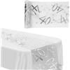 Homxi Runner da Tavola, Geometria Semplice Runner Decorativo