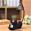 Jauhmui Luce notturna, lampada da scrivania per gatti, luce notturna a forma di gatto, luce notturna a LED, per la cameretta dei bambini, decorazione domestica (B)
