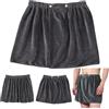 HhBdy Kilt da Sauna da Uomo da Sauna, Telo Palestra Poliestere Telo Doccia 40 x 150 cm con Bottoni a Pressione Regolabile Asciugamano, Asciugamani Uom Grigio per Bagno Spiaggia Spa Palestra