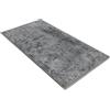 Comart - Tappeto Ocean da Bagno - Rettangolare 45x75 cm - Morbido sotto i Piedi - Tappetino Antiscivolo - Sottile e Traspirante - Lavabile in Lavatrice - Scendi Doccia e Vasca - Grigio