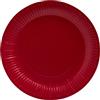 Pronappe Pro Tovaglia - Rif. 79215i - 20 piatti - diametro 23 cm - cartone - rosso