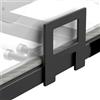 Niciksty 6 Pezzi Ferma Materasso, Stabilizzatori per Materasso Antiscivolo, Porta Materasso per Giroletto Regolabile per Reti in Metallo