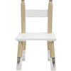 HOME DECO KIDS Tavolo e 2 Sedie Matita Bambini Mobile Divertente Fucsia | Legno MDF, tavolo e 2 sedie bambini, motivo matita, mobile divertente, cameretta, 55x42x55 cm, bianco legno e fucsia