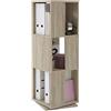 FMD 13Casa - Liberty B8 - 3 scaffaliLibreria girevole. Dim: 34x34x108 h cm. Col: Rovere. Mat: Nobilitato.