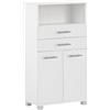 Schildmeyer Highboard Emmi 159168, bianco opaco, 30,3 x 59,8 x 110,5 cm