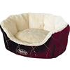 Nobby Comfort Letto Ovale CENO, Rosso Vinaccia, 45 x 40 x 19 cm