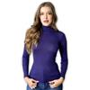 VP PINUCCIO VENEGONI Lupetto Donna Manica Lunga Lana e Seta 85%/15% | Maglia Intima Termica a Costine, Collo Alto Dolcevita, Invernale, Made in Italy (IT, Testo, L, XL, Regular, Regular, Bordeaux)