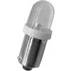 cyclingcolors 1x Lampadina 12V 4W BA9S LED lampada lampadine luce biaonetta posizione lampadin stop auto moto, bianco