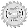 jjw-germany Lama seghettata circolare HM, con 24 denti alternati, dimensioni di 125 x 2,6 x 12,7, per seghe circolari Black & Decker, Skil