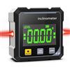 xinrongda Cercatore Magnetico Digitale di Angoli con Laser Elettronico, Cercatore di Angoli per Scatola di Livelli Digitali Ricaricabile USB, Forte Base Magnetica e Display LCD Retroilluminato Inclinometro (C)