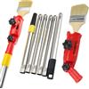GOEDCH Estensione del Pennello Multi-Angolo: Estensore per Pennelli da Pittura, Supporto per Rullo di Vernice Retrattile Multi-Angolo Regolabile con Pennello per Pareti Alte e Soffitti