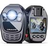 CAMMHD 1440P Body Cam 3500mAh 10-12 ore Registrazione video Visione notturna a infrarossi Bodycam con 2 clip ruotabili a 360° per la sicurezza della polizia(Nessuna carta)