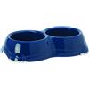 Yes! Ciotola Doppia Gnammy Cane Antiscivolo Blu 2x330ML