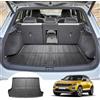 GAFAT Compatibile con VW T-ROC 2017-2024 2025 Tappetino per Bagagliaio, Facile da Piegare, T Roc Tappetini in TPE per Tutte Le Stagioni, T Roc Accessorio Originale Scansione 3D, Bordo Alto (Superiore)