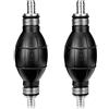 ETOPARS 2 Pezzi 10mm Pompetta di Aspirazione Lampadina Pompa Mano Primer Lampadina Adescatore Pompa Carburante Pompa Sifone Trasferimento Benzina Diesel
