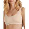 CALIDA Natural Skin Bustier da Donna, termoregolante, ad Asciugatura Rapida, Certificato Cradle to Cradle, Beige, 32-34