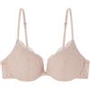 Women'secret Reggiseno Push Up Femenine Lace Reggiseno da Donna, Nero, 3C